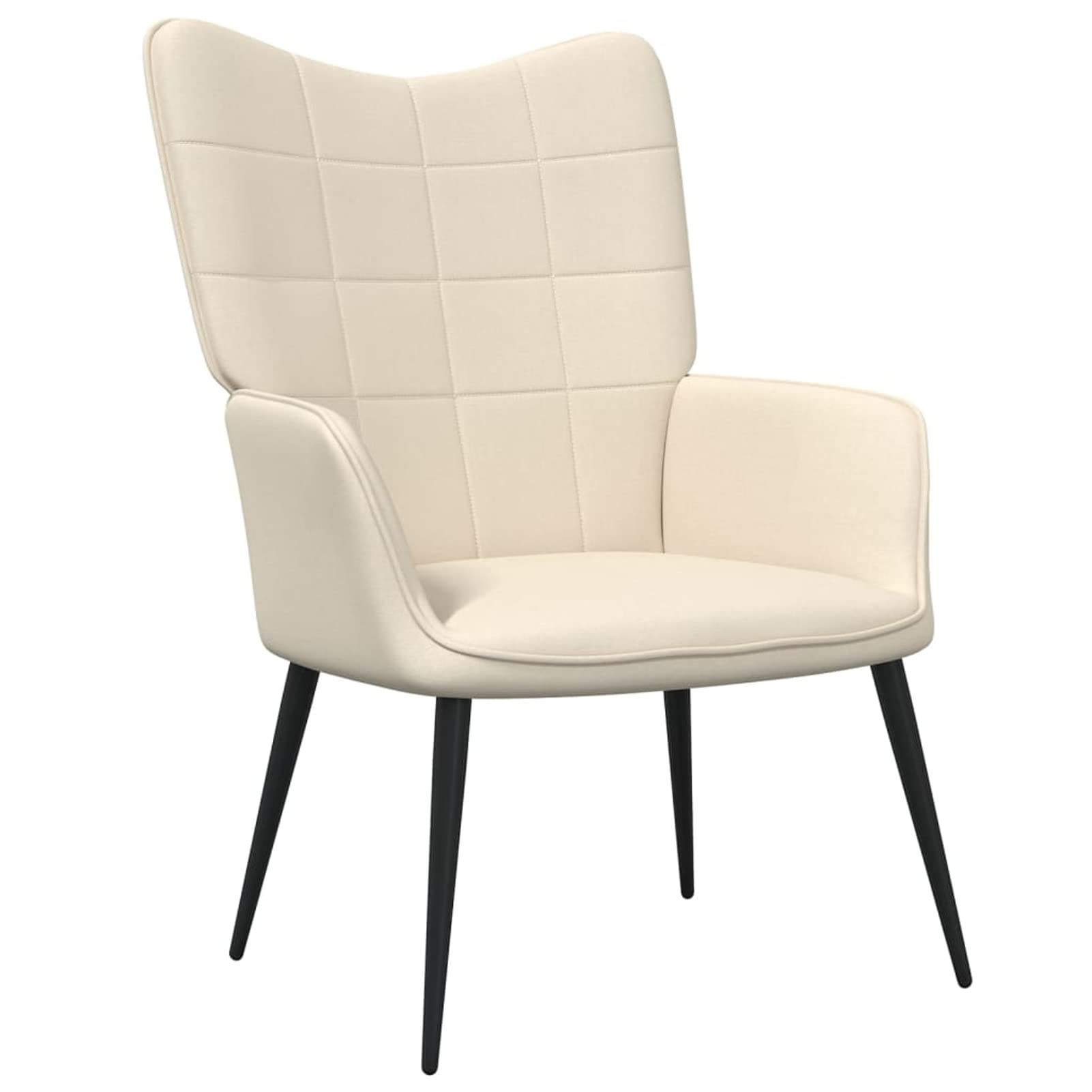 Fauteuil de télévision crème pour un coin lecture chaleureux