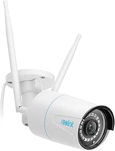 Reolink 5 MP WiFi Outdoor Camera, 2.4 GHz/5 GHz WiFi CCTV IP Camera Outdoor with Person/Vehicle/Animal Detection, IP67 Weatherproof, Night Vision, Motion Sensor, SD Card Slot, Time Lapse, RLC-510WA asin的图片