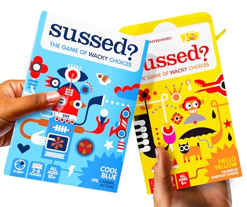 SUSSED Card Games | 2 Game Bundle: Yellow + Blue