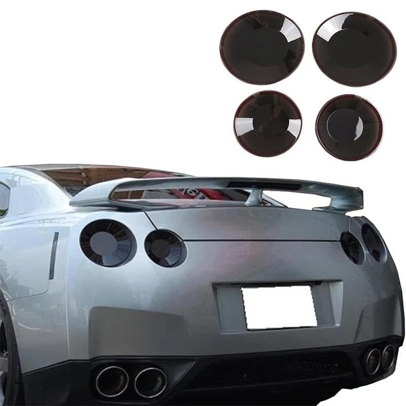 Coque extérieure feu arrière GTR R35 en ABS gris transparent robuste - 2