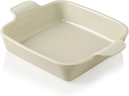 Miniatura 36 de Sweejar Ceramic Baking Dish, Rectangular Small Baking Pan with Double Handles, 20 Oz for Cooking, Brownie, Kitchen, 6.5 x 4.9 x 1.8 Inches(Red)