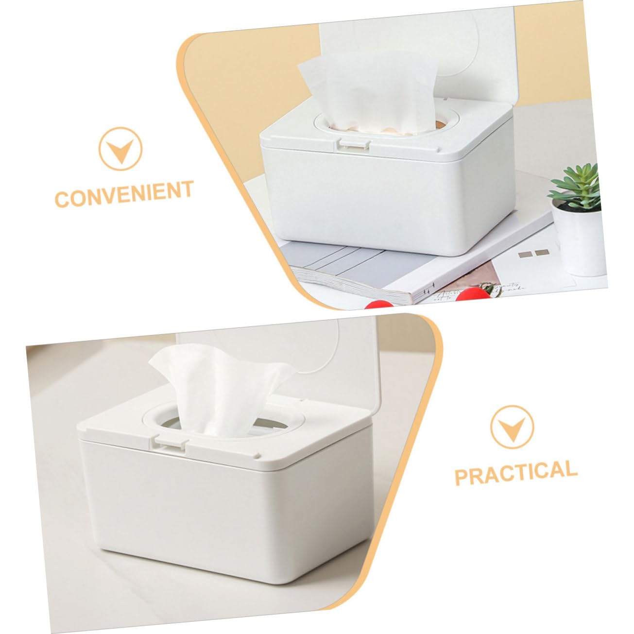 VANZACK 2 Stück Feuchttuchbox Nachfüllbarer Wipe Holder Wasserdichter Wipes Spender Für Babyfeuchttücher Praktisch Robust Für Zuhause Und Unterwegs