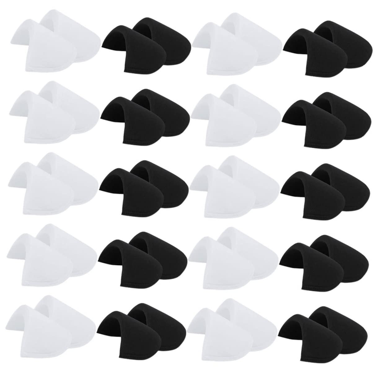 COSMEVIVI Portable Shoulder Pads 20 Pairs of Non-skid Shoulder Pad Inserts for Clothing