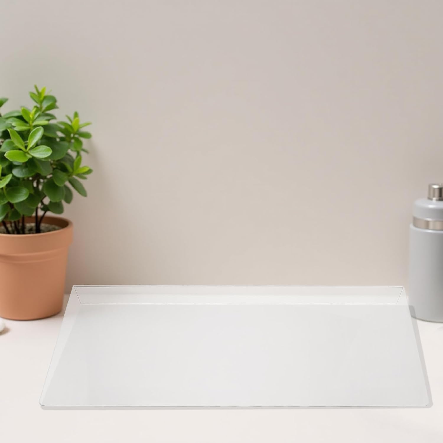 NOLITOY Pvc Kitchen Sink Gap Filler Board with Rounded Edges and Smooth Surface, 19.69x7.87x1.57in, Prevents Items from Falling and Reduces Accidental Bumps, for Home Organization