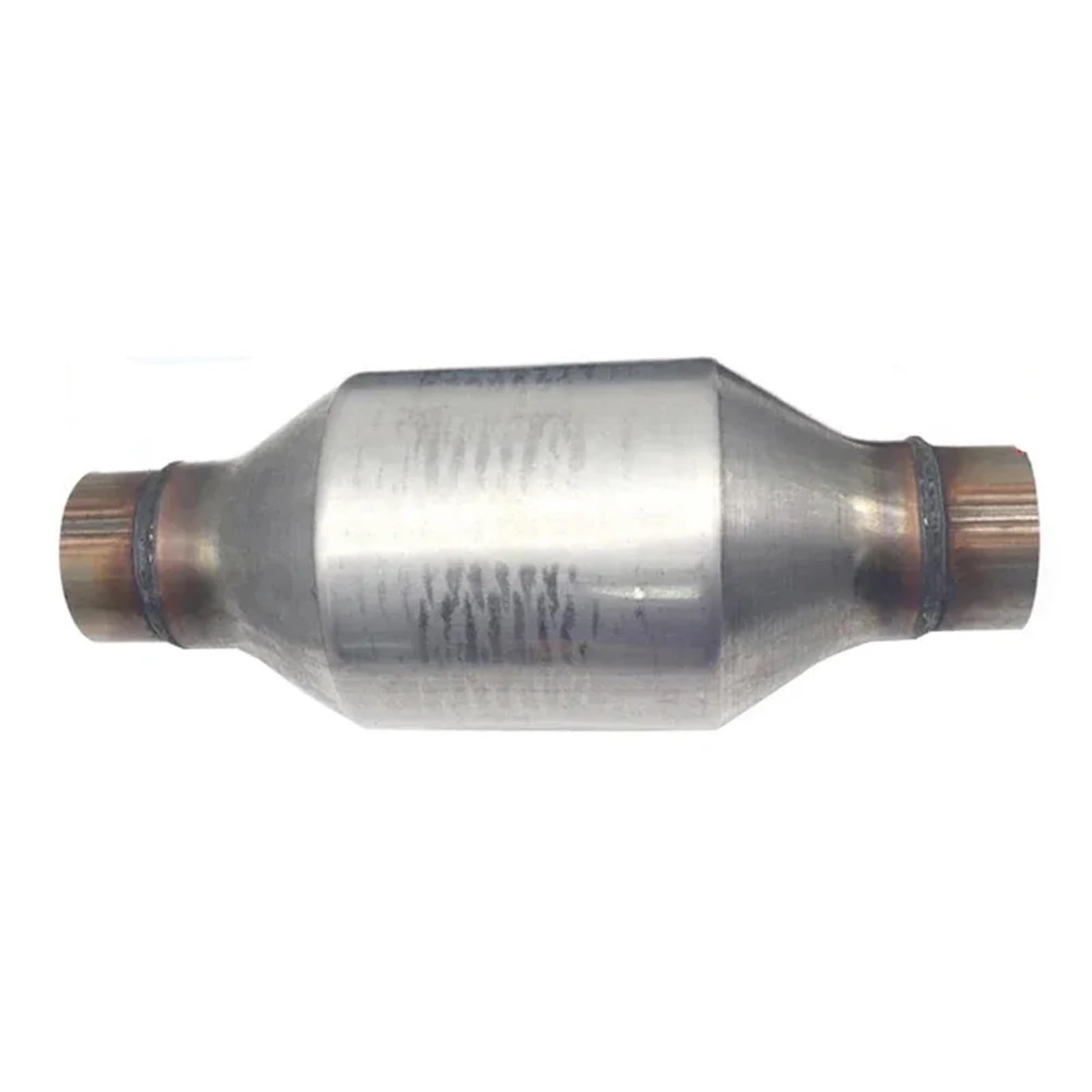 Catalizzatore Convertitore catalitico per auto corsa ad alto flusso da 2,5'' / 6,35 cm, 400 celle, catalizzatore di scarico EURO 1, substrato in acciaio inossidabile Catalizzatore Catalitico