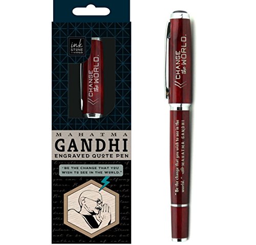Mahatma Gandhi Inspirational Quote Pen -