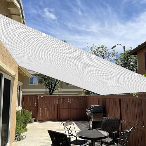 Bâche d'ombrage avec oeillets pour protéger la terrasse du soleil - 3