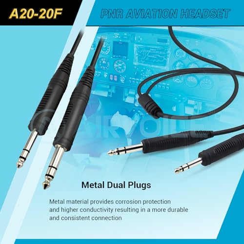 Airvoice Aviation Headset For Pilots With Passive Noise Cancellation thumb #4