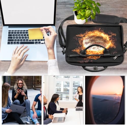 Bolsa para laptop baseball burning 15 pulgadas miniatura 6