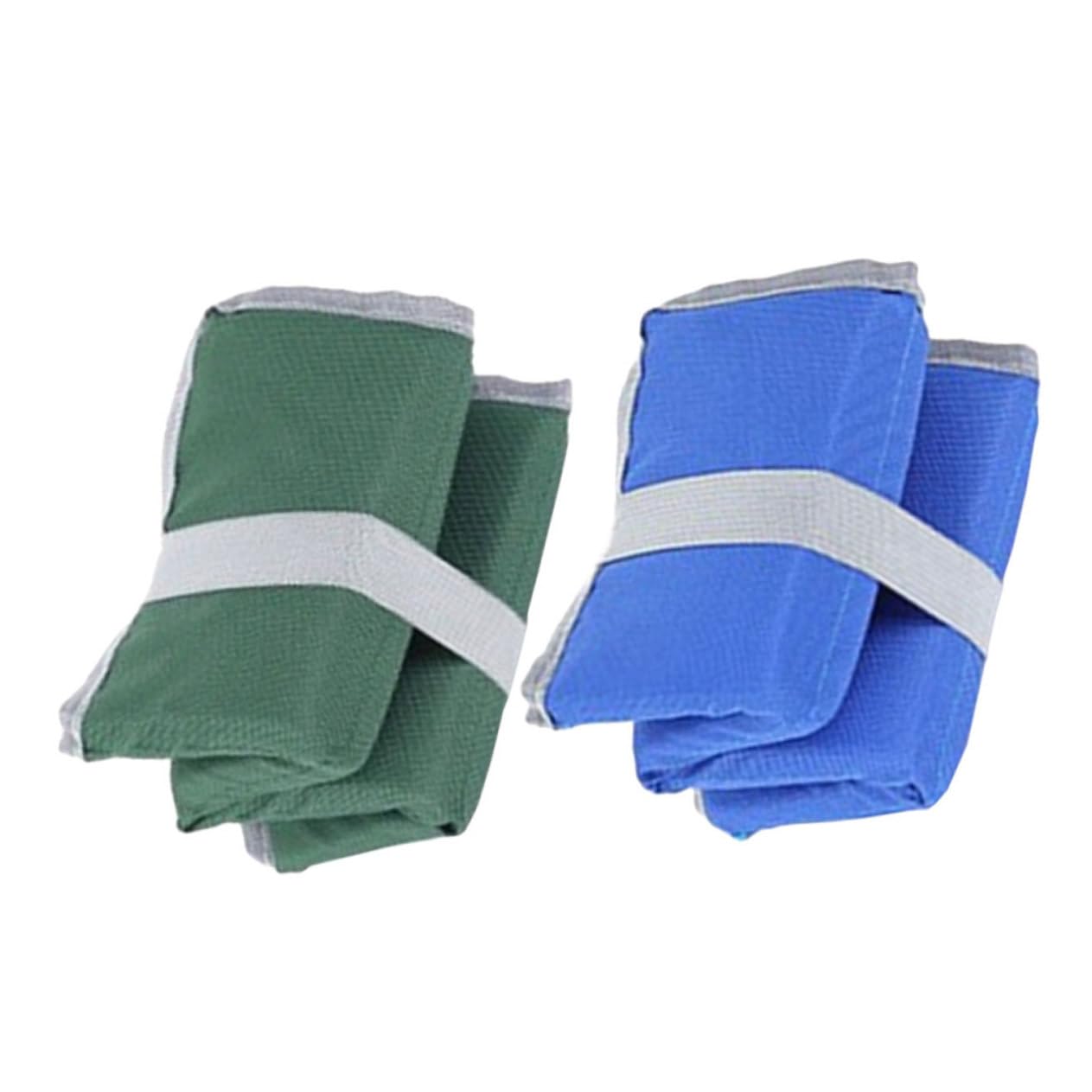ifundom Cojín A Prueba De Humedad Asientos Almohadillas Almohadilla del Asiento Exterior Cojines para Acampar Almohadilla para Silla De Camping Algodón Perlado 2 Piezas X 4