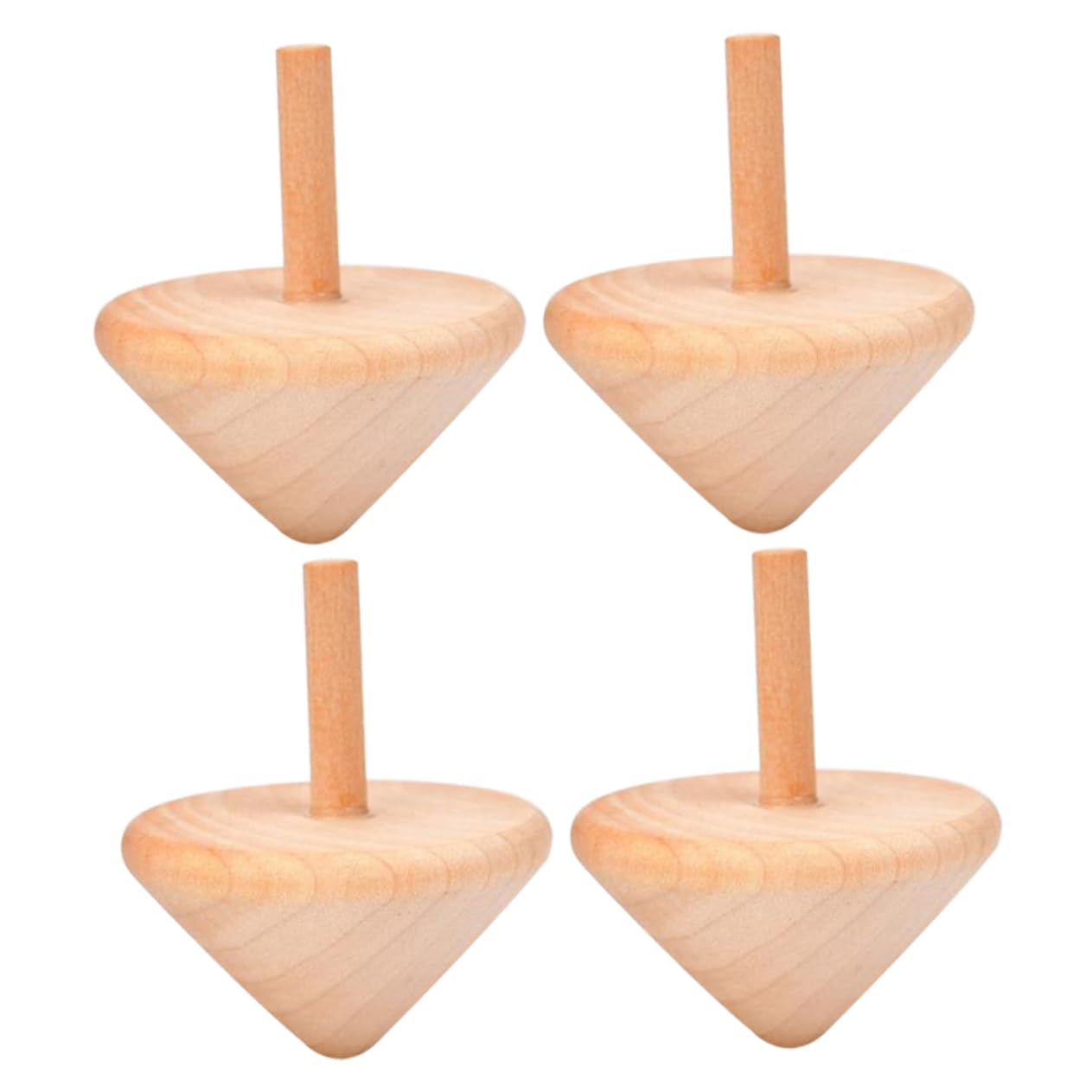 WOONEKY Gyro Playthings Boys and Girls Wooden Spinning Top Toy Gyroroscope Toy Boys and Girls