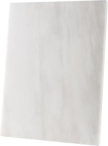 Koville African Natural Marble Cutting Board for Kitchen, 16x20inch Extra Large Hand Crafted Marble Slab for Cheese, Charcuterie, Pastry Board -