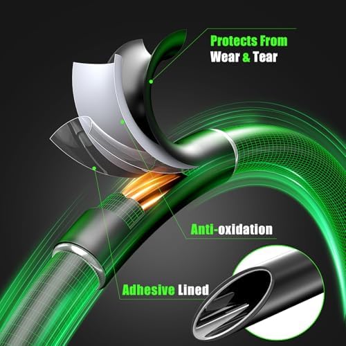 3/4 Inch 3:1 Marine Grade Adhesive Lined Heat Shrink Tubing Wire Wrap — view 4