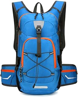 Mochila De HidratacióN para Exteriores, para Deportes Al Aire Libre, Senderismo, Acampada, Escalada, MontañIsmo, Mochila De Viaje, Color Azul
