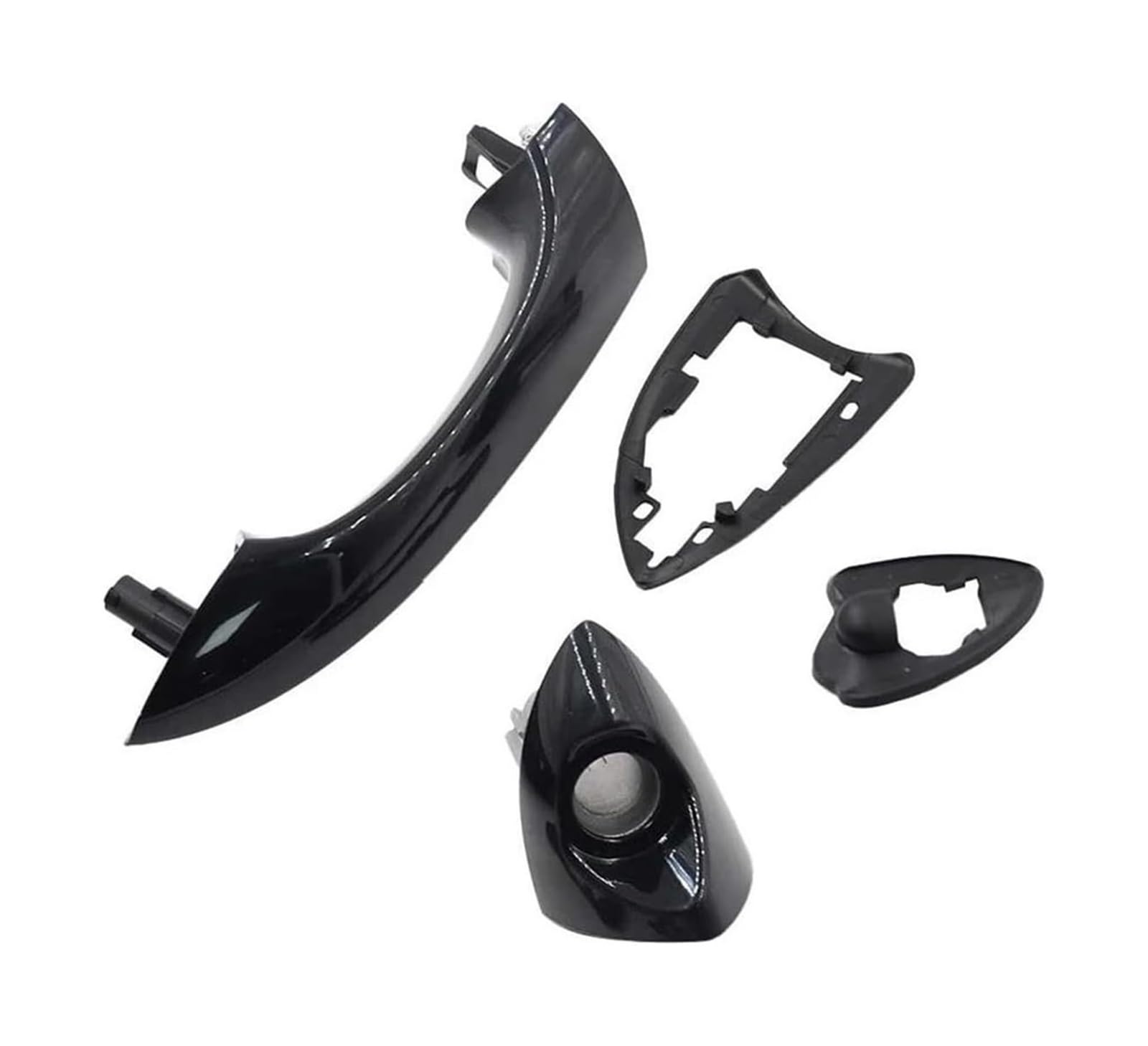 Qwqthgs Lhd Front Left Car Exterior Door Handle Cap Car Front Left Right Rear Outside Door Handle