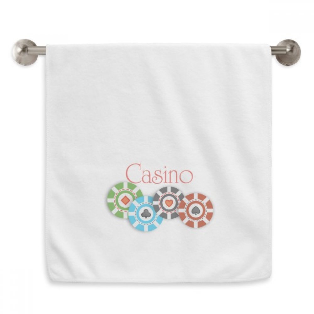 Serviettes douces pour le visage motif casino 13 x 29 inch