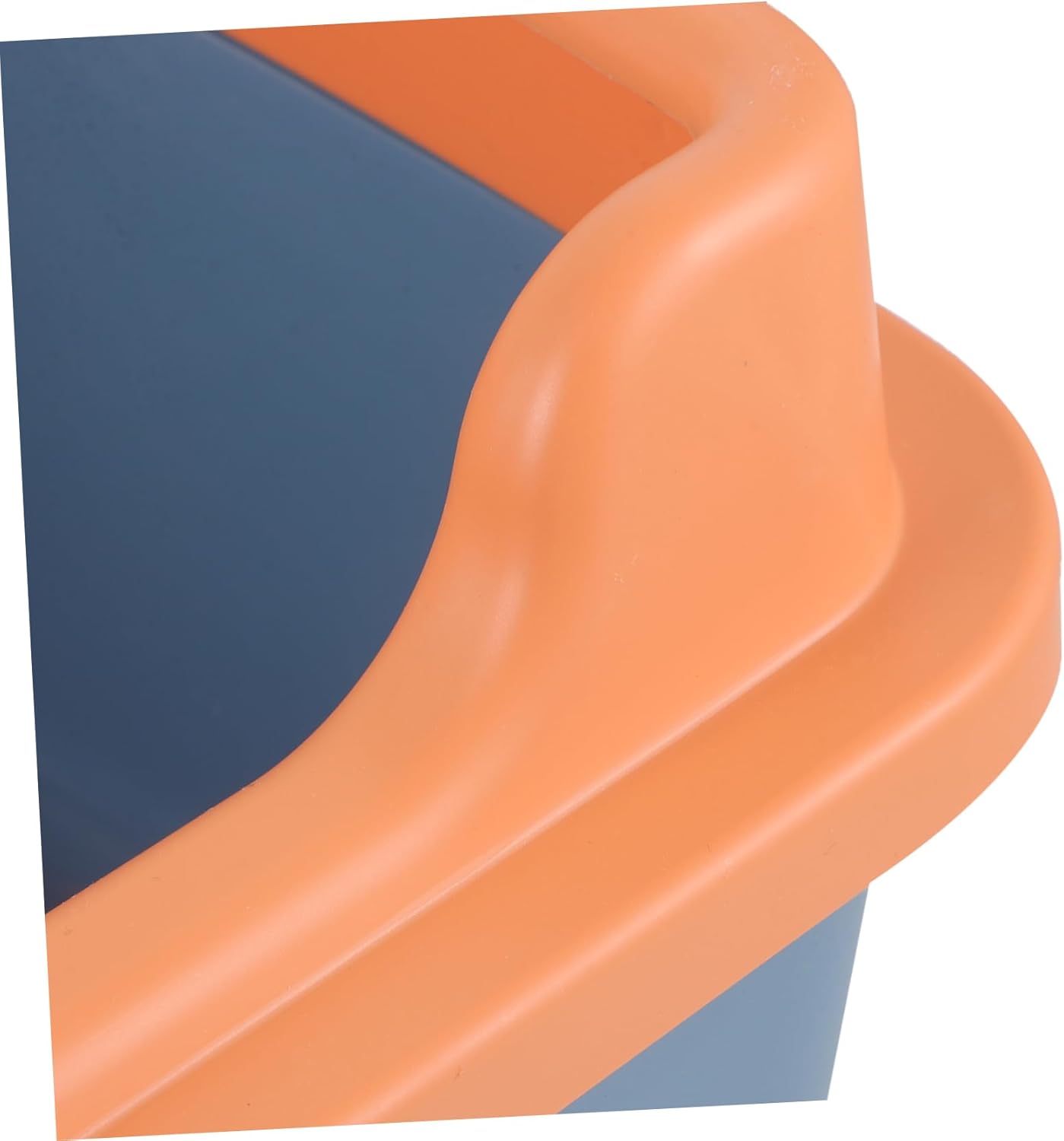 Extra Large Cat Litter Box Enclosure Kitten Training Potty Sturdy Plastic Semi-Enclosed Design