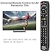 for Panasonic TV Remote Replacement, Compatible with All Panasonic LED/LCD/Viera Link/HDTV/ 3D Smart TVs