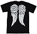 The Walking Dead- Daryl Faux Patch & Wings (Front/Back) T-Shirt Size L