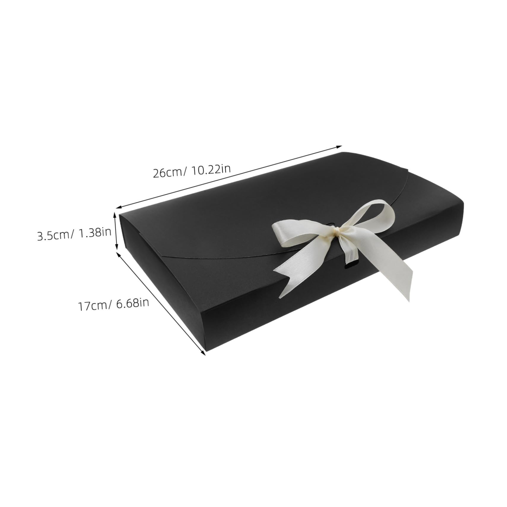 LABRIMP 20 Pezzi Scatole Regalo con Fiocco per Camicie e Sciarpe Confezione Carta Elegante per Compleanni Matrimoni Natale e Feste Sacchetti Imballaggio Versatili e Protettivi