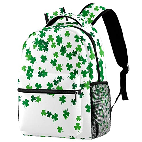 Sac à dos trèfle pour livres scolaires de garçons et filles
