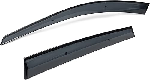 Miniatura 4 de Viseras de ventana compatibles con Mazda CX-5 KE 2017-2024, tintado ahumado, semitransparente, inyección, de policarbonato, protección contra la