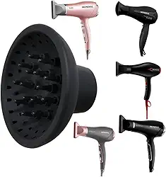 Difusor de Cachos para Secador de Cabelo Mondial Todos Modelos - Tamanho Grande