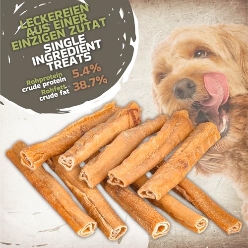Kroketten aus Schweinehaut 20cm, 10 Stück, natürlich & Zahnpflege
