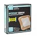 Optifoam Gentle Silicone Faced Foam Dressing 4" x 4" Adhesive Border (Box of 10), Medline # MSC2144EP