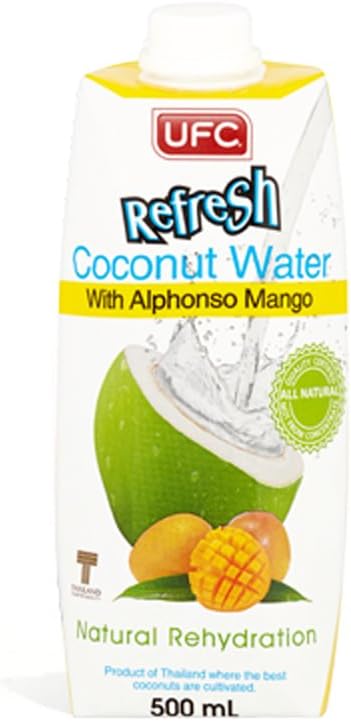 UFC Refresh 100% Coconut Water 500ml x12 (Alphonso Mango)