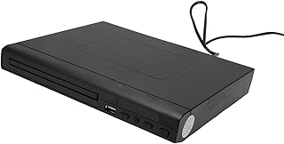 Mini DVD Player, USB DVD Player Small DVD Player with Remote Control and RCA Cable, Built in PAL NTSC USB 2.0, HD DVD Player for Smart TV (US Plug)