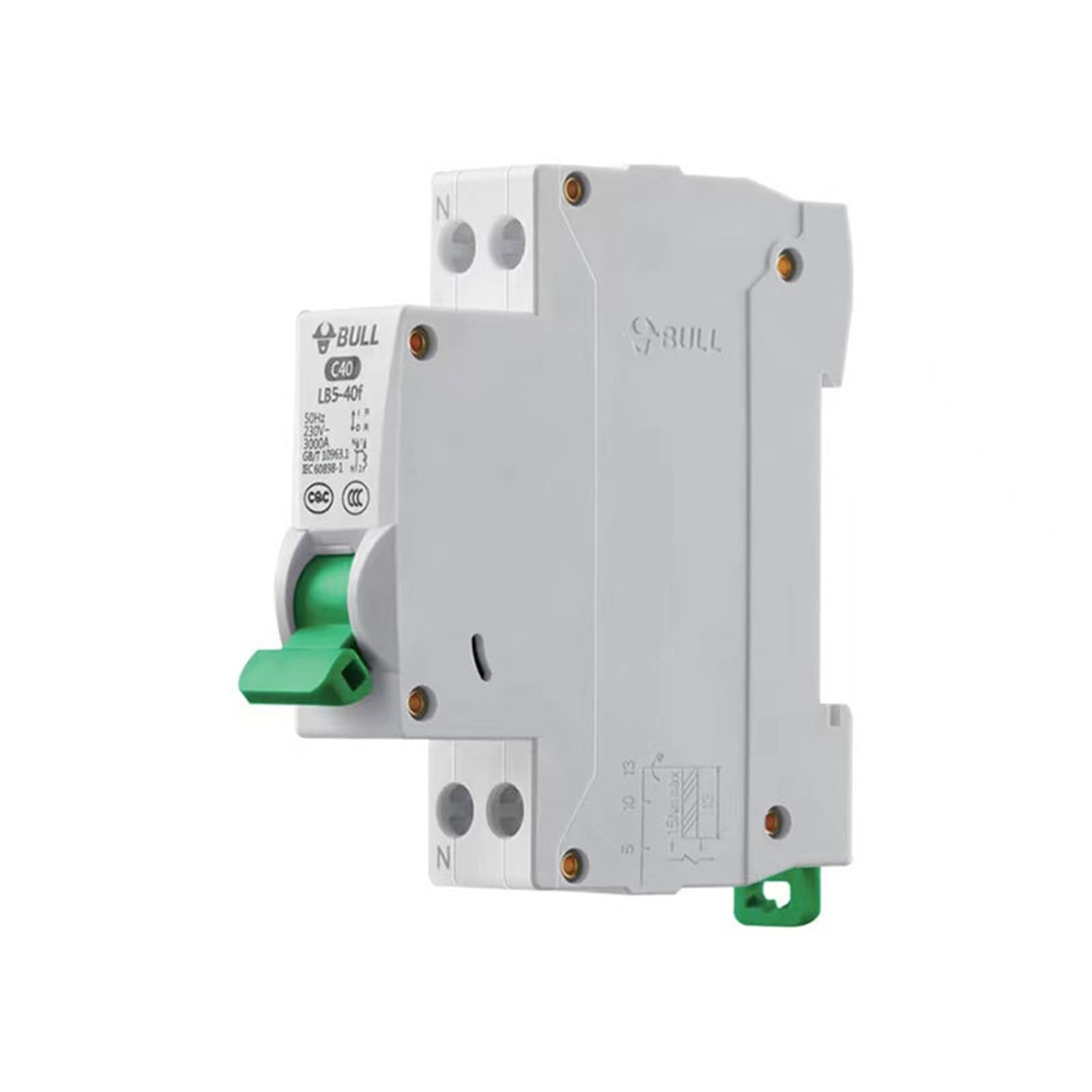 Disjoncteur LB5-40F 1PN C16A pour tableau électrique domestique sécurisé