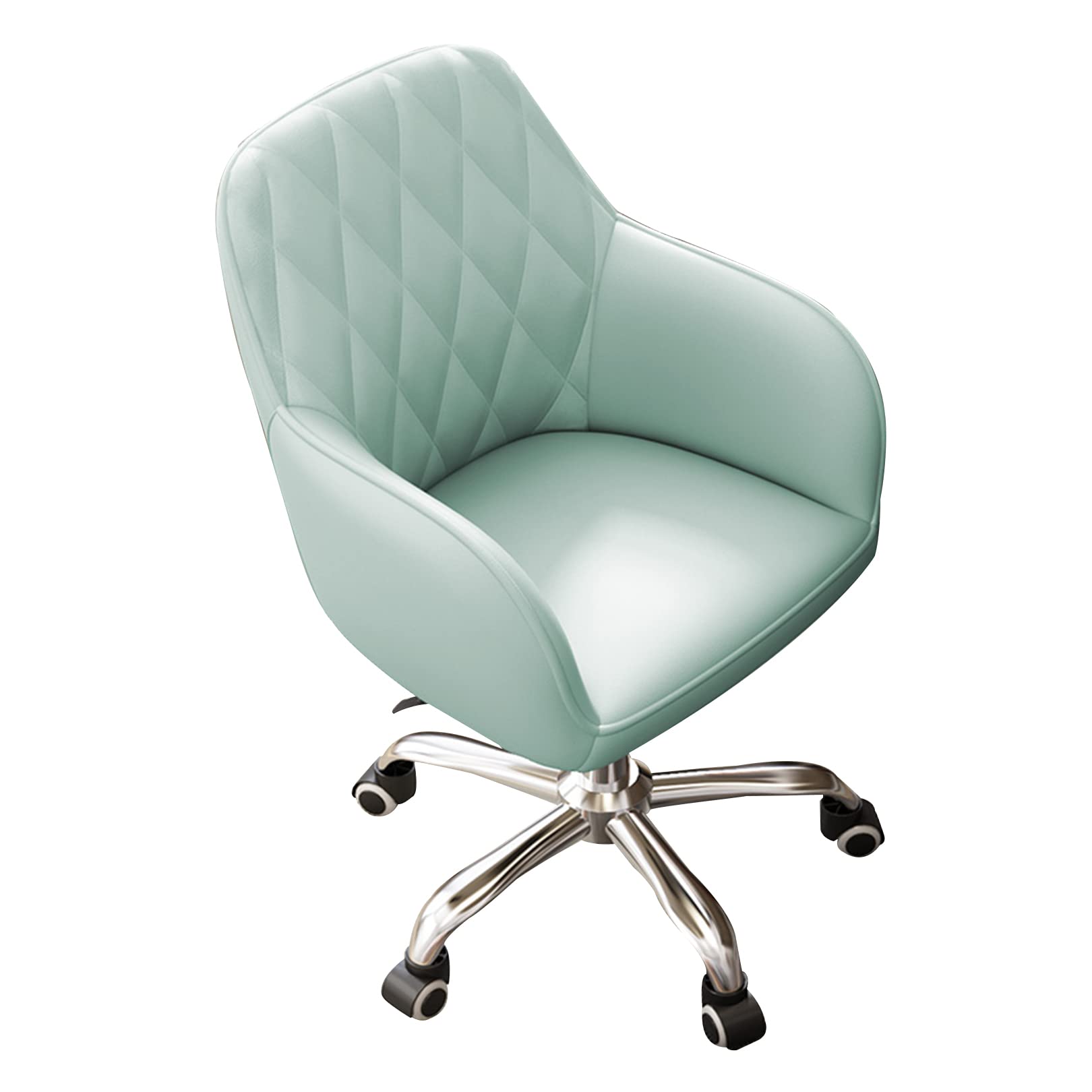 Sedia Ufficio Metallo In Simil Pelle Nero - Foto 4