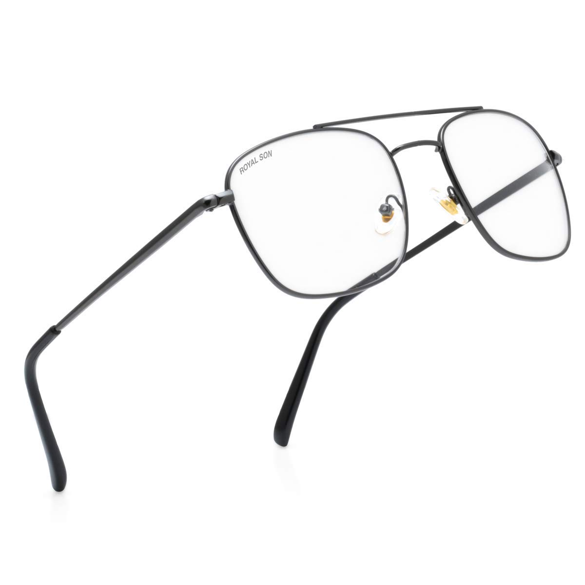 ROYAL SON Retro Square Spectacle Frame For Men And Women (RS0023SF|50|Transparent Lens) - Image 5 thumbnail