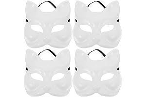 TENDYCOCO 6Pcs Plastic DIY Mask – Ideal for a Masquerade