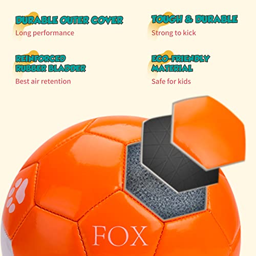 U&C Planet Toddler Football, Footballs Size 2, Mini Kids Ball, Football Gift for Baby 1 2 3 4 5 Years Old, Footballs Game for Boys Girls Children Yard Outdoor Indoor - Image 5
