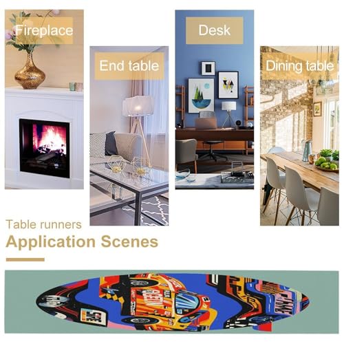 Chemin de table épais déco intérieur extérieur moderne - 6