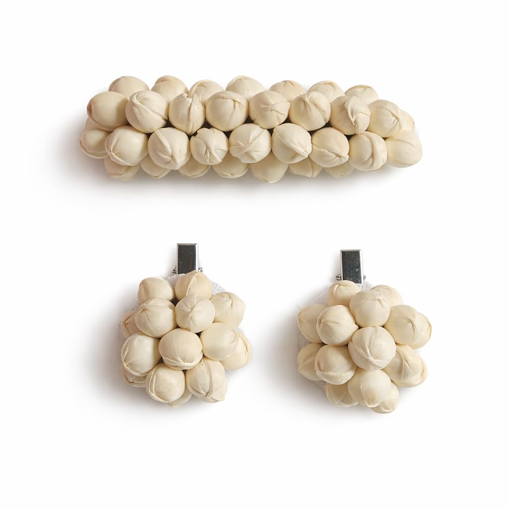 Jasmine bud center clip (1pcs) Aligator clips (2pcs) women,girls, daughter - Review, Price and Buying Guide