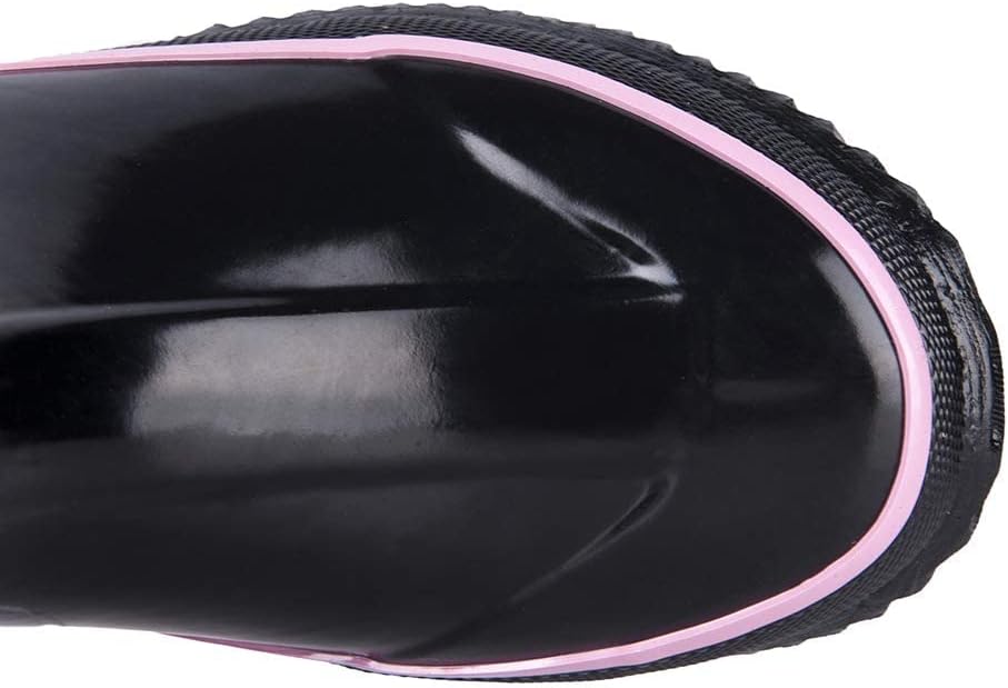 WTW Mid Calf Rain Boots for Women - Waterproof Insulated Neoprene Mud Boots Outdoor Hunting Garden Boots - Image 7