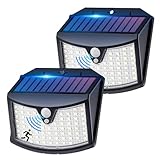 Photo Gallery luce solare led esterno, 3 modos ip65 impermeabile faretto led da esterno con sensore di movimento, lampada solare da esterno per giardino, parete, garage (2 pezzi bianco freddo) Photo Gallery luce solare led esterno, 3 modos ip65 impermeabile faretto led da esterno con sensore di movimento, lampada solare da esterno per giardino, parete, garage (2 pezzi bianco freddo)