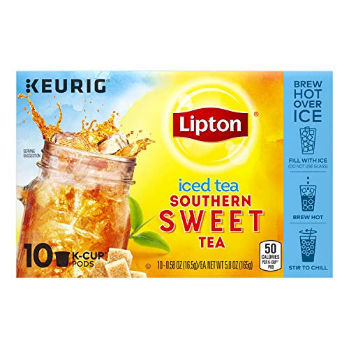 Lipton Iced Tea K-Cup Pods For a Cold Beverage Southern Sweet Tea Made