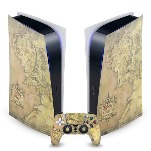 Skin PS5 Digital Anti-Rayures Vinyle Autocollant Seigneur des Anneaux Protège Manette et Console