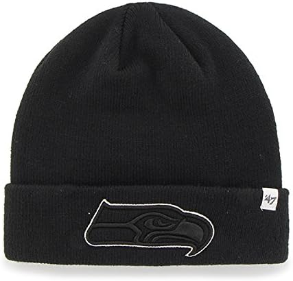 '47 Brand Fashion Cuff Beanie Hat - NFL Cuffed Football Winter Knit Toque Cap