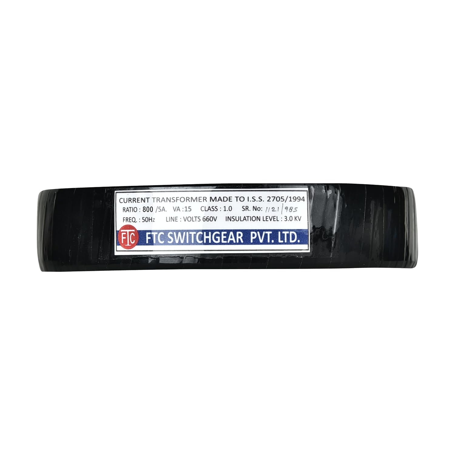 FTC - Current Transformer 800/5A - C.T. 800Amp, 15VA - (Pack Of 3PC)-image-27