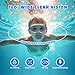 YLKJSWIM Swim Goggles for Kids 3-15 with Earplugs Large Frame Anti-Fog/UV No Leaking Pool Water Swimming Goggles for Boys Girls Youth Toddler (2pcs)