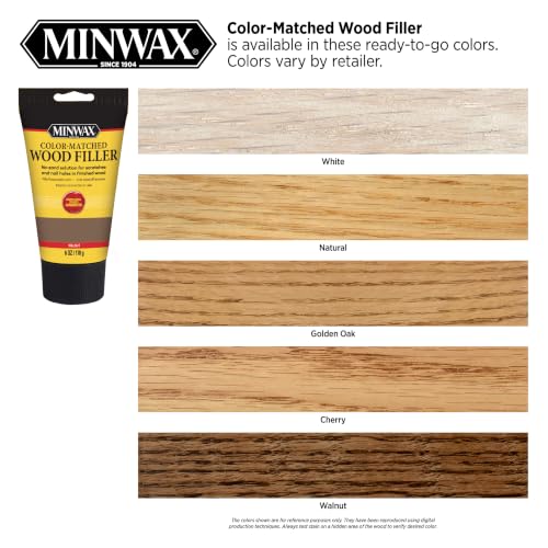 Image of Minwax Color-Matched Wood Filler, Natural, 6 oz