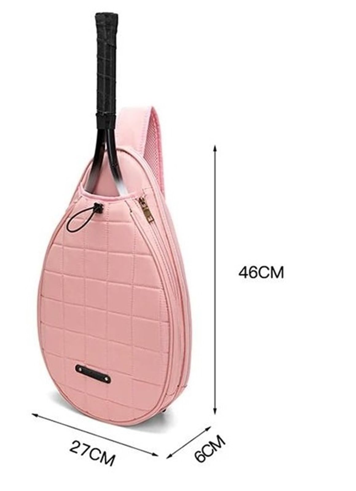 Tennistasche Eine Schulter-Tennistasche, Tenniszubehör, große Kapazität, Tennistasche, Tennisschlägertasche(Pink)