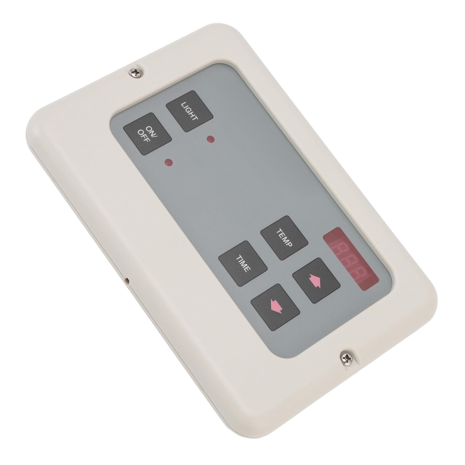 KIMISS Controlador de Temperatura de Sauna Digital para la Sala de Sauna de la Casa, Controlador de Generador de con Diseño de Montaje en la Pared para Uso en el Hogar (White)
