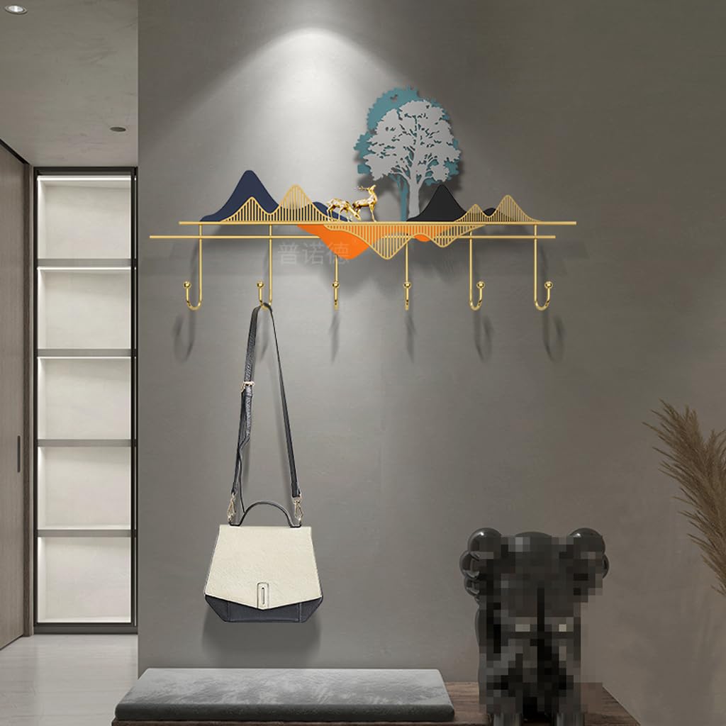 Appendiabiti autentico con quattro ganci decorativi - Art - Catawiki