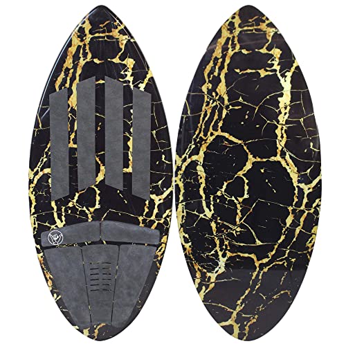South Bay Board Co. - 48" Marauder Pro Skimboard - Best Performance Skimboards for Kids & Adults - Durable Poly Compressed Fiberglassed Skim Board Body, Wax-Free Foam Top Deck Traction
